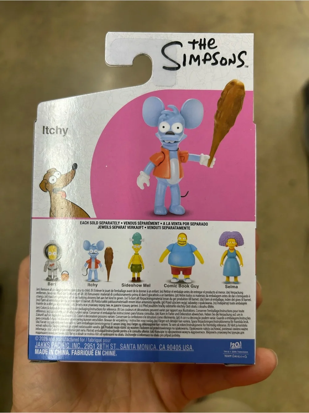 The Simpsons Itchy Figure